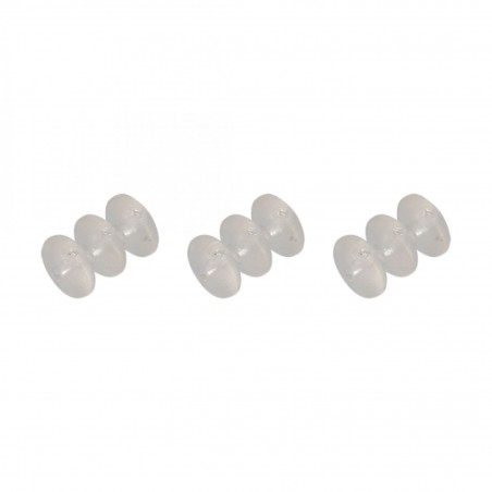PROTECTION CADRE VELO O RINGS CLARKS CABLE DERAILLEUR DIAMETRE 1.2MM TRANSPARENT (X3)