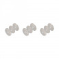 PROTECTION CADRE VELO O RINGS CLARKS CABLE DERAILLEUR DIAMETRE 1.2MM TRANSPARENT (X3)