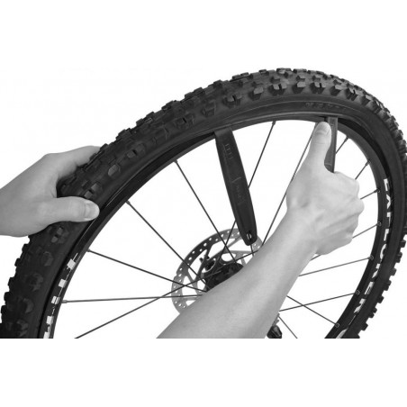 OUTIL DEMONTE PNEU VELO SUPER B TB-TL15 RENFORCE NOIR  (X2)