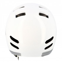 CASQUE URBAIN OPTIMIZ O370 BLANC BRILLANT IN MOLD T.S (LED ET CLIGNO INTEGRE) - PRIX NET