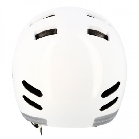 CASQUE URBAIN OPTIMIZ O370 BLANC BRILLANT IN MOLD T.M (LED ET CLIGNO INTEGRE) - PRIX NET