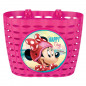 PANIER AV ENFANT PLASTIQUE DISNEY MINNIE ROSE FIXATION PAR SANGLE