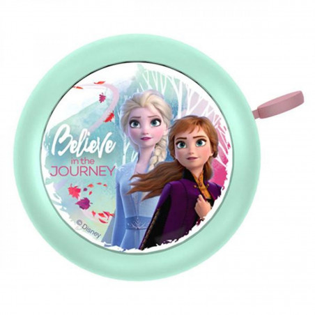 SONNETTE ENFANT DISNEY FROZEN II BLEU/ROSE D 55MM