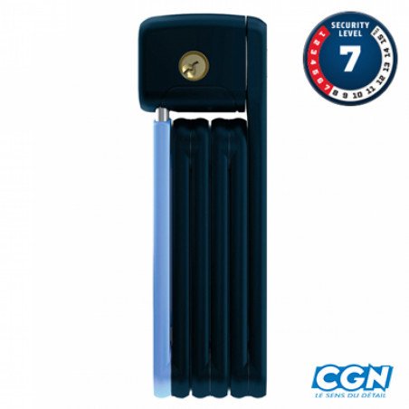 ANTIVOL VELO PLIABLE  A CLE L 60CM ABUS BORDO LITE MINI 6055K/60 MOVISTAR