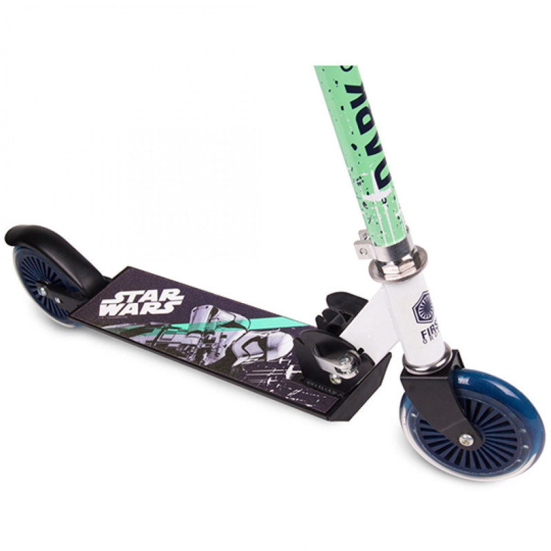 TROTTINETTE ACIER DISNEY STAR WARS REGLABLE AV.FREIN AU PIED