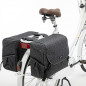 SACOCHE VELO PORTE BAGAGE A PONT NEWLOOXS MONDI JOY IVY NOIR -38 LITRES- 370X320X160MM