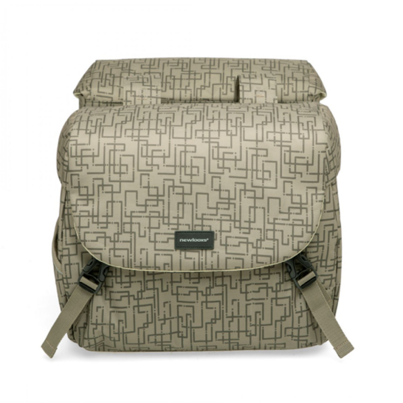 SACOCHE VELO PORTE BAGAGE A PONT NEWLOOXS MONDI JOY IVY BEIGE -38 LITRES- 370X320X160MM