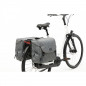 SACOCHE VELO PORTE BAGAGE A PONT NEWLOOXS MONDI JOY IVY GRIS -38 LITRES- 370X320X160MM