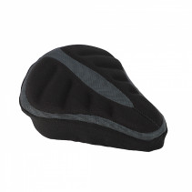 COUVRE SELLE GEL OPTIMIZ  NOIR/BLEU LARGE 280X250MM