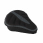 COUVRE SELLE GEL OPTIMIZ  NOIR/BLEU LARGE 280X250MM
