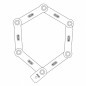ANTIVOL VELO PLIABLE  A CLE L 80CM ABUS BORDO UGRIP 5700K/80 BLEU   SUPPORT
