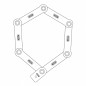 ANTIVOL VELO PLIABLE  A CLE L 80CM ABUS BORDO UGRIP 5700K/80 ROUGE   SUPPORT