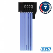 ANTIVOL VELO PLIABLE  A CODE L 80CM ABUS BORDO UGRIP 5700C/80 BLEU   S UPPORT