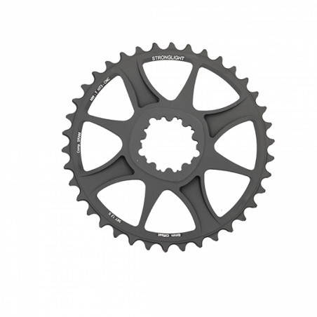 PLATEAU VTT MONO DIRECT MOUNT 6MM EXTER 38DTS NOIR STRONG (COMP. SRAM EAGLE 12 XX1/XO1) 12
