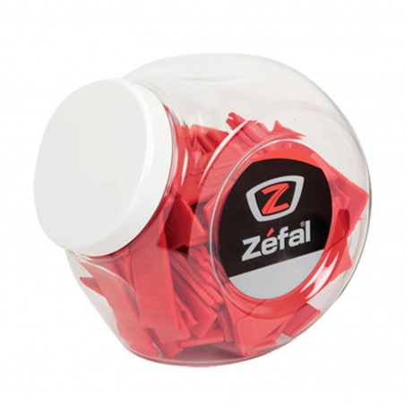 OUTIL DEMONTE PNEU VELO ZEFAL ROUGE (BOCAL DE 100)