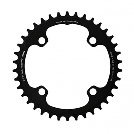 PLATEAU VTT 4BRA D.104 TA ONE 36DTS MONO NOIR MAT ALU POUR SHIMANO - SRAM - RACE FACE - FSA 10-11-12V.
