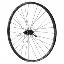 Roue vtt 26" klixx disc tubeless ready avant noir moyeu Shimano acera m3050 centerlock blocage - jante 23c 32 rayons  all
