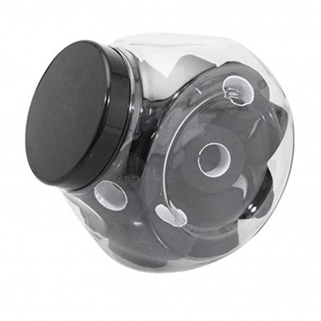 Ruban de guidon Velox tressostar coton noir 20mm x 2,50m (vendu a la jarre de 30)
