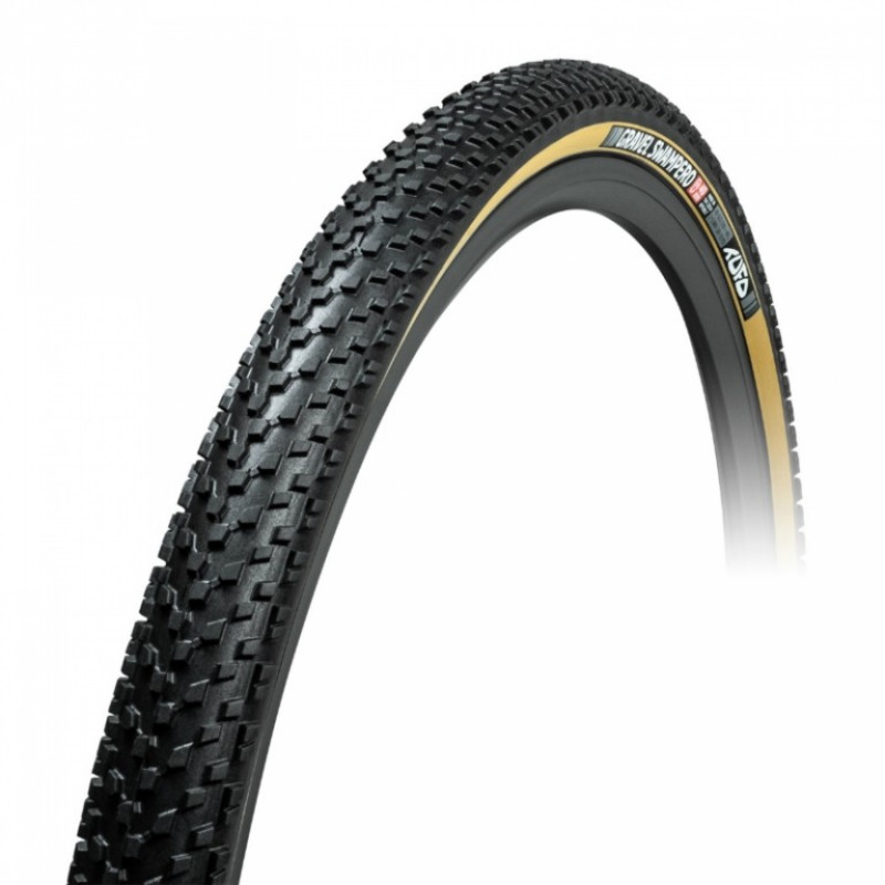 Pneu gravel 700 x 36 tufo swampero noir-beige tubetype-tubeless  ts (36-622)