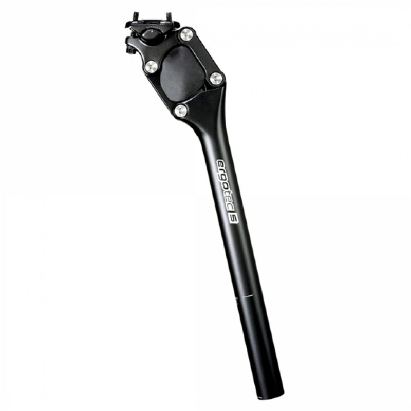 TIGE DE SELLE D30.9 SUSPENSION A PARALLELOGRAMME ALU L350  ERGOTEC NOIR DEB 27MM