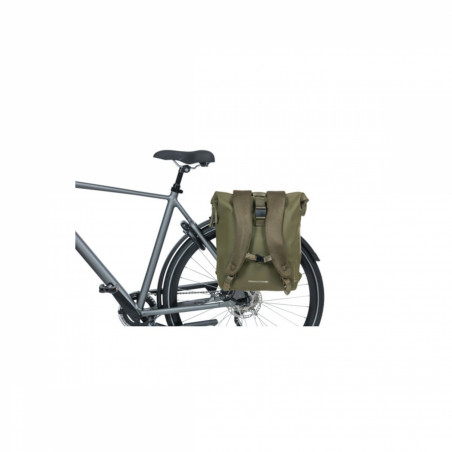 Basil SoHo sac à dos vélo Nordlicht, 17L, vert mosse