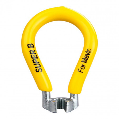 OUTIL CLE A RAYON SUPER B TB-5596 POUR MAVIC 5.65MM JAUNE