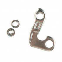 Patte derailleur alu  adaptable    cadre mbk / merlin / focus / cube / decathlon / haibike (gh - 012)
