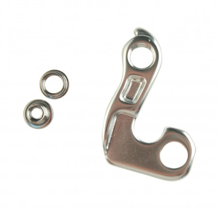 Patte derailleur alu  adaptable    cadre mbk / merlin / focus / cube / decathlon / haibike (gh - 012)
