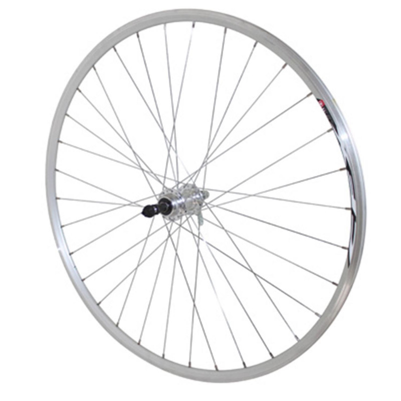 Roue route 700 elan arriere cfx argent moy alu rl 7-6v. 32t.