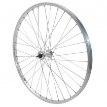 Roue vtt 26" avant alu moy alu axe plein (vendu avec ecrou 9x100)