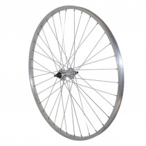 Roue vtc-city 700x28-35 arriere alu moy alu axe plein rl 1v. (vendu avec ecrou 10x100 largeur interieure 18.5mm -exterieure