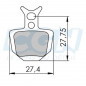 Plaquette frein vtt 13 clarks sintered adapt. formula oro (pr)