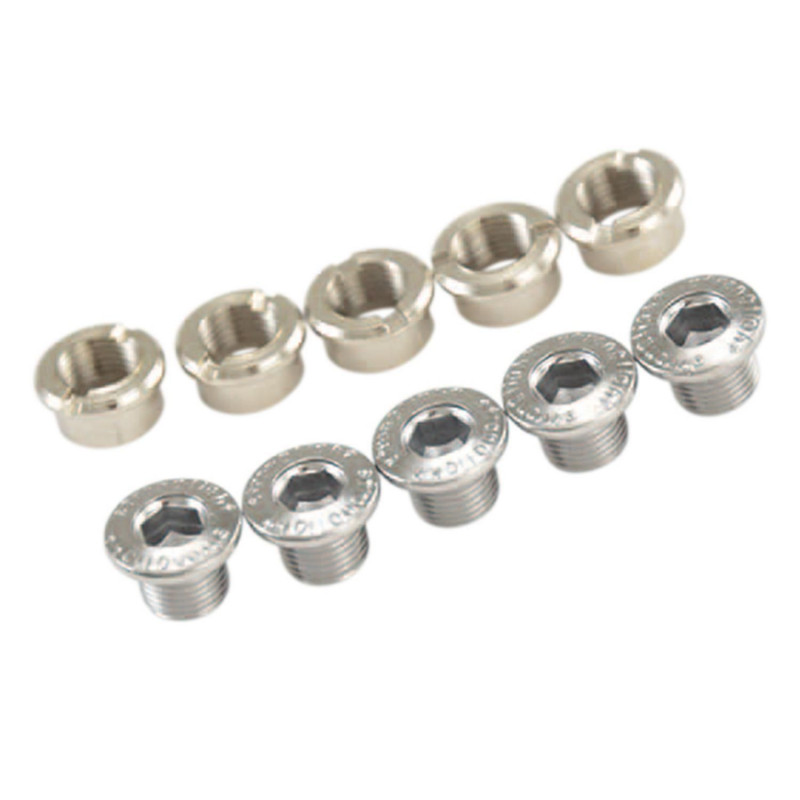VIS/CHEMINEE FIX. MONO PLATEAU PISTE FIXIE STRONG INOX (X5)