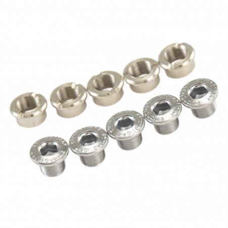 VIS/CHEMINEE FIX. MONO PLATEAU PISTE FIXIE STRONG INOX (X5)