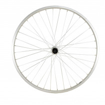 Roue vtt 26" ar blocage k7 jante argent mach1 m110. moy.shim tx500 v-brake 8/9/10v 36t