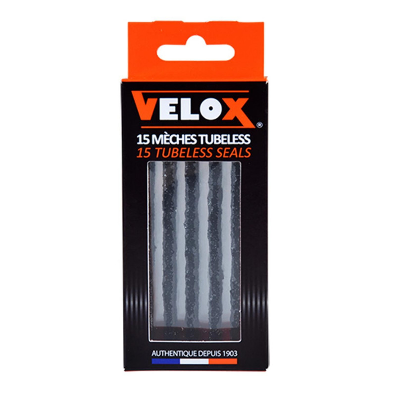 MECHE/TRESSE PNEU TUBELESS VTT VELOX DIAM 4.5MM (X15)