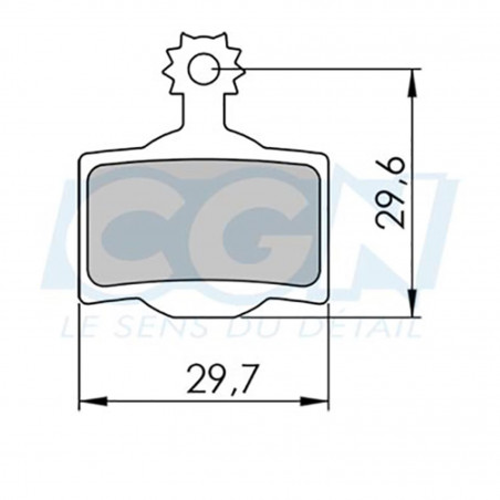 Plaquette frein vtt 30 clarks kevlar competition  adapt. magura mt2/mt4/mt6/mt8 (pr)
