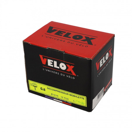 CABLE DECOMPRESSEUR CYCLO VELOX ADAPT. MBK 51/CIAO BOULE 5X9 1.20M 12/10E (BOITE DE 25)