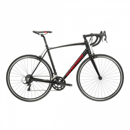 VELO ROUTE 28" KROSS VENTO 2.0 TAILLE M (21") ALUMINIUM NOIR/ROUGE BRILLANT