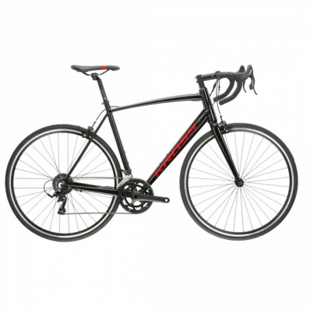 VELO ROUTE 28" KROSS VENTO 2.0 TAILLE L (22") ALUMINIUM NOIR/ROUGE BRILLANT