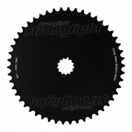PLATEAU E BIKE/VAE MONO DIRECT MOUNT 50DTS ALU 7075 NOIR STRONG COMP. BOSCH GEN3 BNI