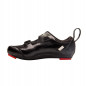 CHAUSSURE ROUTE/TRIATHLON FLR F121 T45 NOIR 2 BANDES AUTO AGRIPPANTES  (PR)