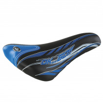 SELLE ENFANT JUNIOR 24/26 POUCES MONTE GRAPPA 920 STORM NOIR/BLEU AVEC CHARIOT DE SELLE