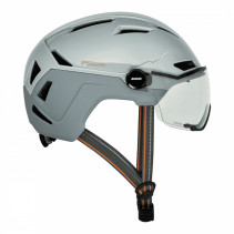 CASQUE VELO ADULTE MAVIC SPEEDCITY GRIS VISIERE INTEGREE TAILLE 54-59 REGLAGE MOLETTE 370GRS - HOMOLOGUE -