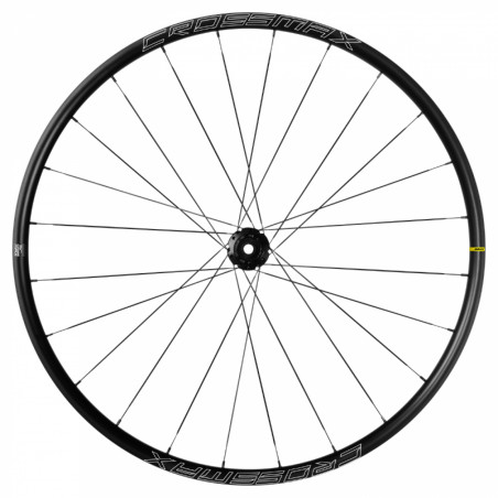 Roue vtt 27.5" mavic crossmax boost tubeless ready avant axe traversant 15-110 disc 6 trous jante 584-25