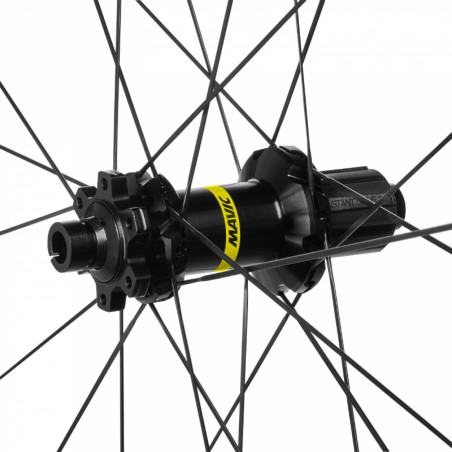 Roue vtt 27.5" mavic crossmax boost tubeless ready avant axe traversant 15-110 disc 6 trous jante 584-25