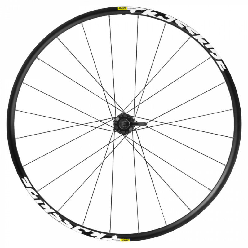 Roue vtt 27.5" mavic crossride arriere 10-11v. disc 6 trous blocage jante 584-21