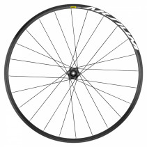 Roue route 700 mavic aksium arriere disc centerlock axe traversant 12-142 noir cassette Shimano 11-10v. 20 rayons jante 622-17