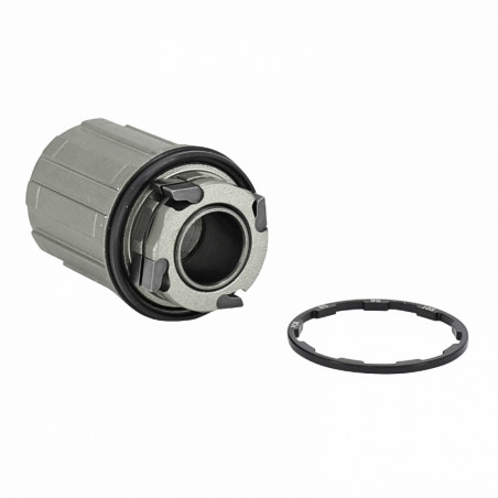 CORPS DE CASSETTE VELOX AVEC MOYEU ROUTE AXE TRAVERSANT 12-142  SHIMANO 11-10V. 4 CLIQUETS