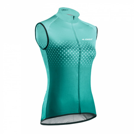 MAILLOT GIST SANS MANCHE POIS FEMME VERT